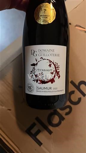 Loirevallei Saumur Domaine La Guilloterie L'étonnante 2022