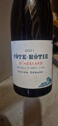 Vallée du Rhône Côte-rôtie Xavier Gérard Le Mollard 2021