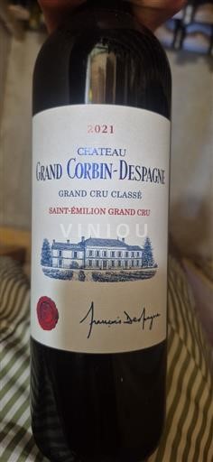 Bordeaux Saint-Émilion Grand Cru Grand Cru Grand Corbin-Despagne 2021