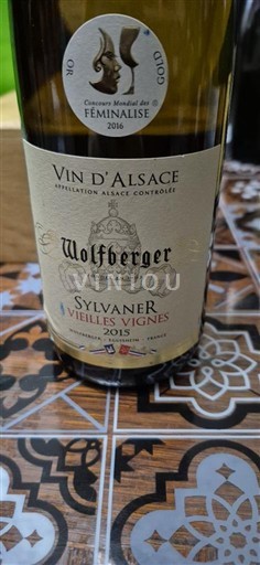 Alsácia Grand Cru Wolfberger Vieilles Vignes 2015