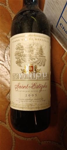 Bordeaux Saint-Estèphe Château La Croix des Trois Sœurs 2005