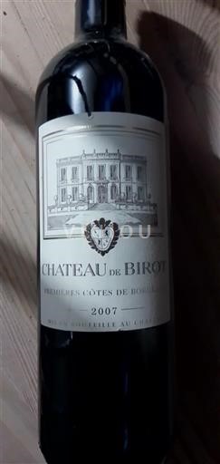 Bordeaux Premières Côtes de Bordeaux Château Birot 2007