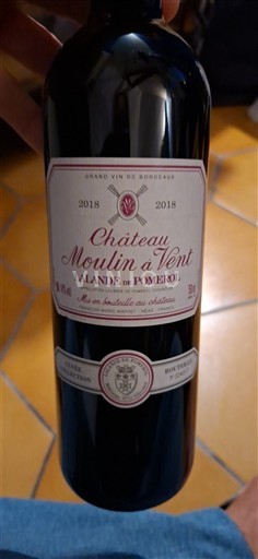 Bordeaux Lalande-de-Pomerol Château Moulin à Vent 2018