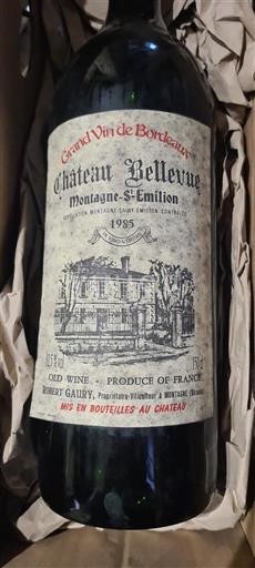 Bordeaux Montagne-saint-émilion Château Bellevue 1985