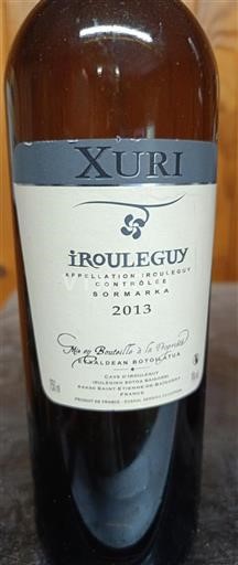 Sudoeste Irouléguy Cave Irouleguy Xuri 2013