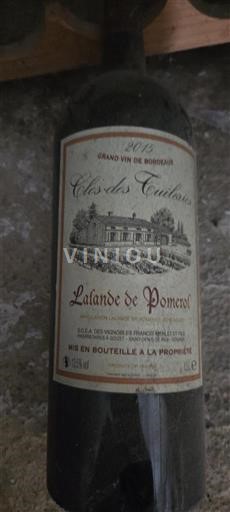 Bordeaux Lalande-de-pomerol Clos des Quilots 2015