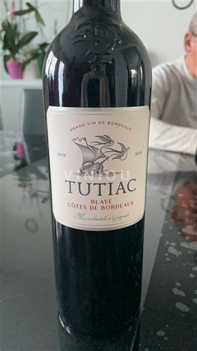 Bordeaux Blaye Côtes de Bordeaux Tutiac 2019