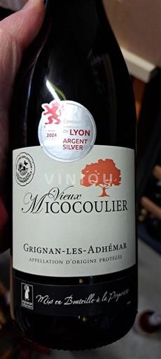 Thung lũng Rhône Grignan-les-adhémar Vieux Micocoulier Không niên vụ