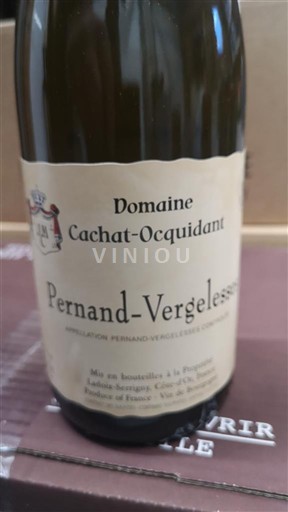 Burgundi Pernand-vergelesses Domaine Cachat Ocquidant 2023