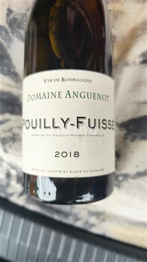 Bourgogne Pouilly-fuissé Domaine Anguenot 2018
