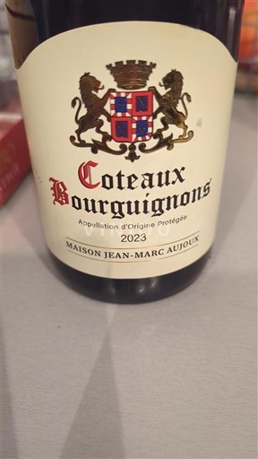Bourgogne Coteaux bourguignons Maison Jean-Marc Aujoux 2023
