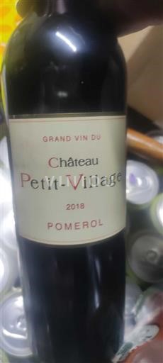 Bordeaux Pomerol Château Petit Village 2018