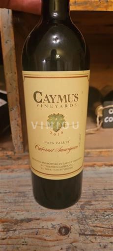 California AVAs Napa Valley Caymus Vineyards Cabernet Sauvignon 2010