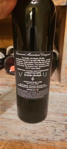 Kalifornialaiset AVA:t Napa Valley Diamond Mountain Vineyard Constant Claret 2007
