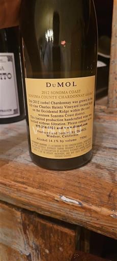 Kalifornische AVA Sonoma-Küste DuMOL Isobel 2012