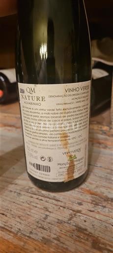 Bồ Đào Nha Rượu vang xanh Quintas de Melgaço QM Nature Alvarinho 2017