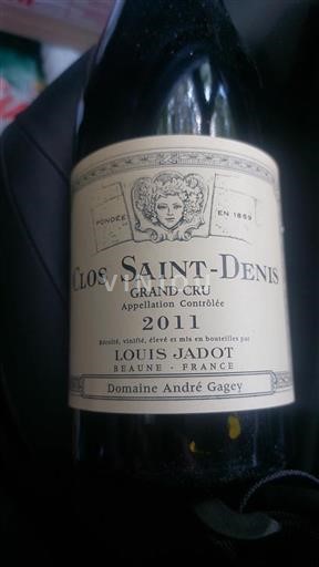 Burgund Clos-Saint-Denis Grand Cru Louis Jadot 2011