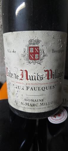 Bourgondië Côte de Nuits Villages Domaine Jean-Marc Millot Aux Faulques Niet-geïntegreerd
