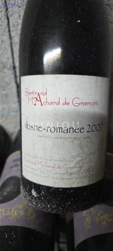 Burgundija Vosne-Romanée Bertrand Machard de Gramont 2007