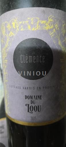 Provence Coteaux Varois en der Provence Domaine LOOU Clémence 2015