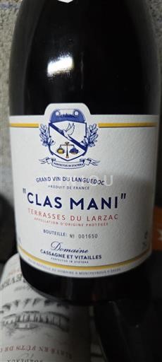 Languedoc Terrasses du Larzac Domaine Cassagne et Vitailles Clas Mani Niet-geïntegreerd