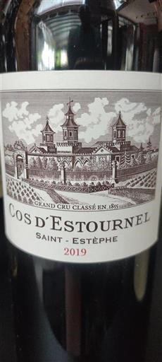 Bordeaux Saint-Estèphe Grand Cru Cos Estournel 2019