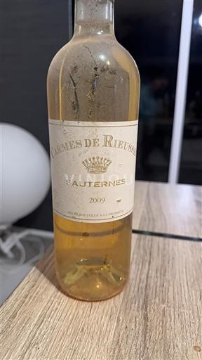 Bordeaux Sauternes Carmes de Rieussec 2009