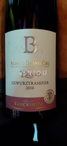 Alsace Alsace Grand Cru Grand Cru Cave de Turckheim Brand 2016