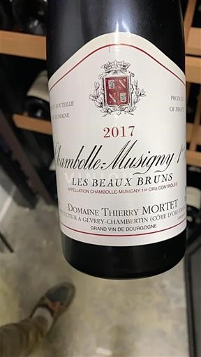 Borgogna Chambolle-Musigny Premier Cru Domaine Thierry Mortet Les Beaux Bruns 2017