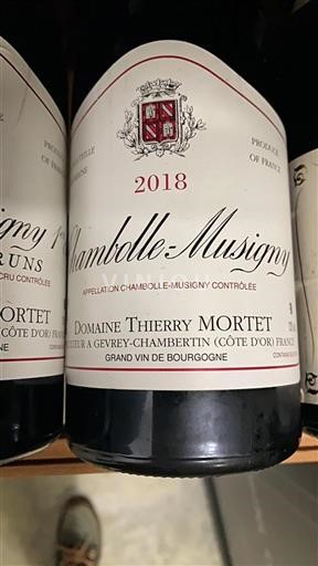 Burgund Chambolle-Musigny Domaine Thierry Mortet 2018