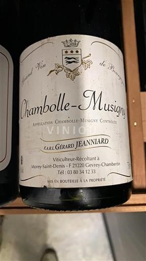 Burgundy Chambolle-Musigny Gérard Jeanniard Non-Vintage