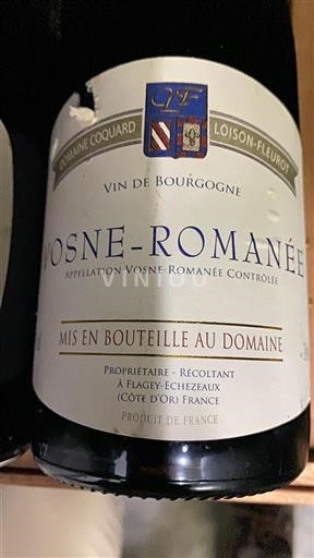 Borgogna Vosne-Romanée Domaine Coquard Loison-Fleurot 2018