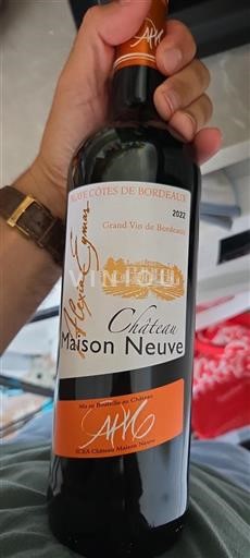 Burdeos Blaye-Côtes de Burdeos Château Maison Neuve 2022