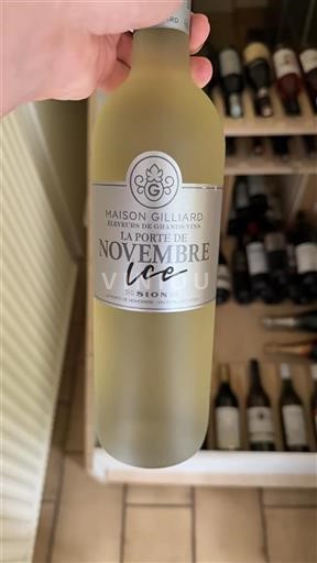 Vin Effervescent Blanc doux La Porte de Novembre Ice Maison Gilliard Non millésimé Suisse Valais AOC
