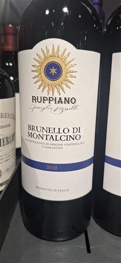 Vin Rouge sec Ruppiano 2018 Italie Toscane Brunello di Montalcino DOC