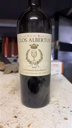 Bordeaux Saint-Georges-Saint-Émilion Clos Albertus 2018