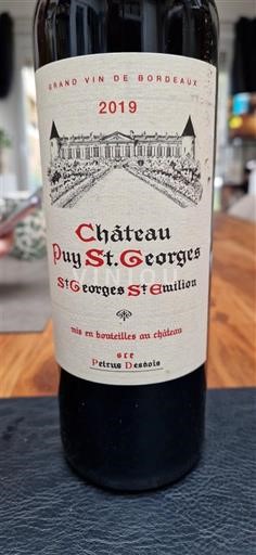 Bordeaux Saint-Georges-Saint-Émilion Château Puy St. Georges 2019