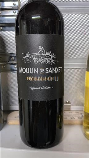 Sydväst Pécharmant Moulin de Sanxet Icke årgångsbetecknad