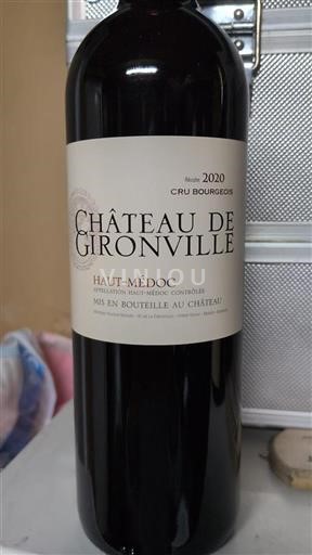 Bordéus Haut-Médoc Cru Bourgeois Château Gironville 2020