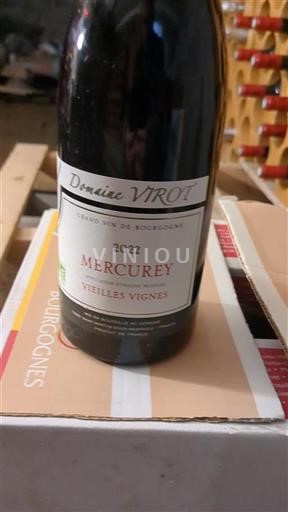 Burgundi Mercurey Domaine Virot Vieilles Vignes 2022