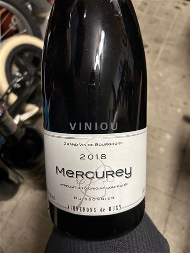 Bourgogne Mercurey Vignerons de Buxy Buissonnier 2018