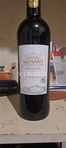 Bordeaux Château Menant Tradition Icke årgångsbetecknad