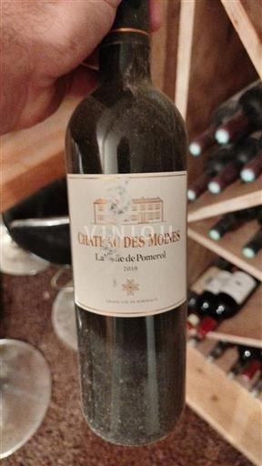 Bordeaux Pomerol Grand Cru Château Des Moines La Fleur de Pomerol 2019