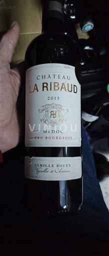 Bordeaux Médoc Cru Bourgeois Château La Ribaud 2015