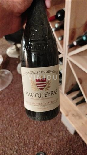 Rona dolina Vacqueyras Les Dentelles en Armoires 2019