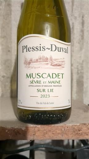 Loire-dalen Muscadet-Sèvre-et-Maine Plessis-Duval Sur Lie 2023