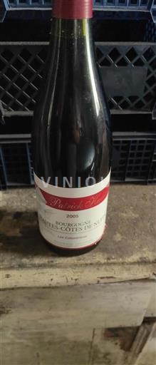 Bourgogne Hautes Côtes de nuits Patrick Hudelot Les Colombieres 2005