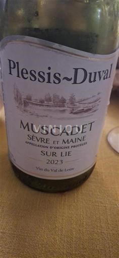 Valle del Loira Muscadet-sèvre-et-maine Plessis-Duval 2023