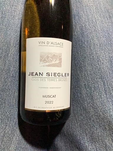 Alsacia Grand Cru Jean Siegler Clos des Terres Brunes 2022