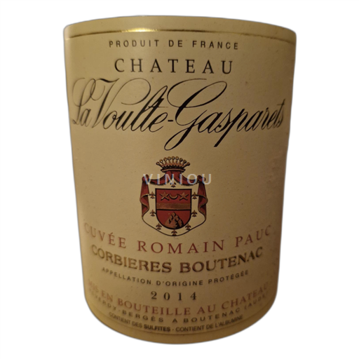 Languedoque Corbières-Boutenac Château La Voulte-Gasparets Romain Pauc 2014